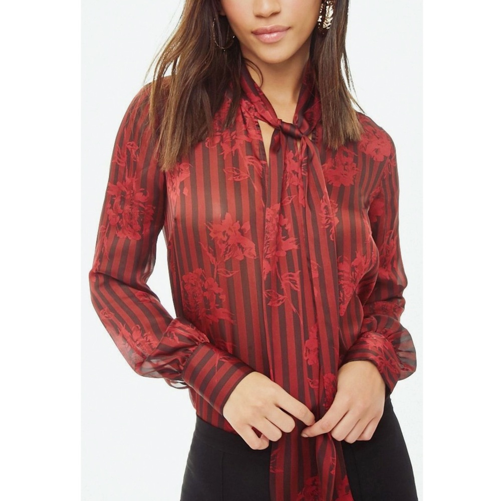Forever 21 Bow Blouse
